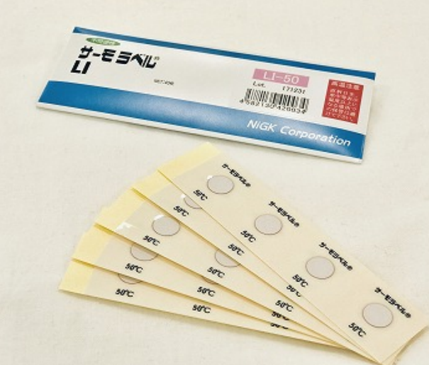 NICHIGI日油技研LL-40加热温度标签156-5513-4803