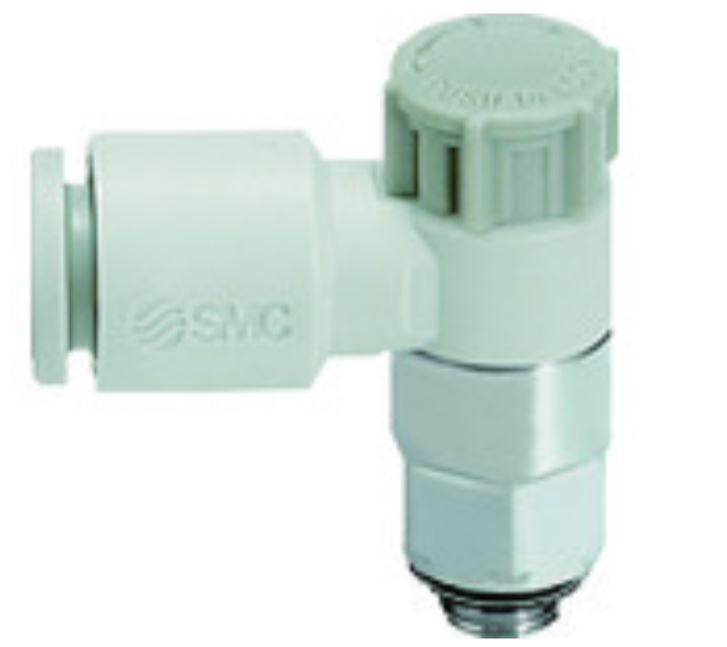 SMC调速阀AS2201F-01-08SA/推锁式单触管接头速度控制器