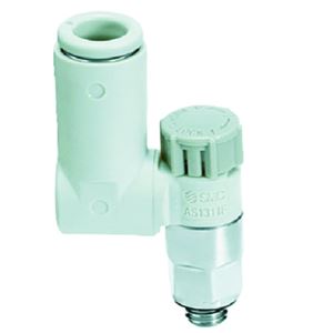 SMC速度控制阀AS2301F-01-06SA推锁式单触管接头速度控制器
