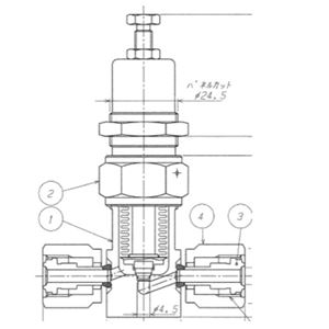 FUJIKIN富士金SUS钢制波纹管型溢流阀FUABF-71-6.35-2-AJ3