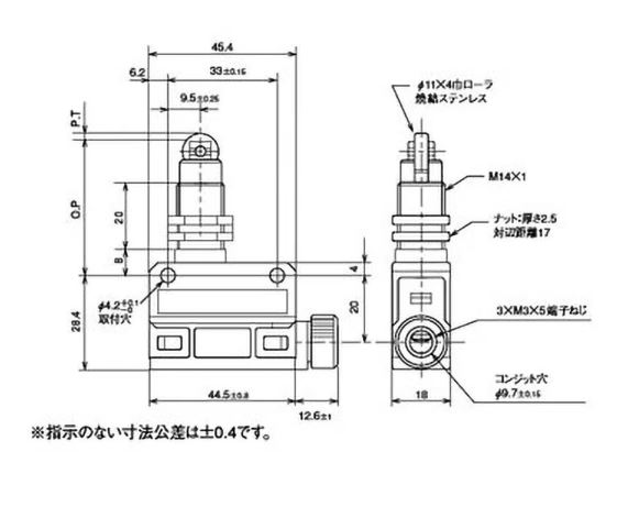 AZBIL山武限位开关SL1-EK