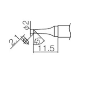 HAKKO白光烙铁头T12-BC2