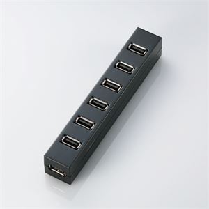 ELECOM宜丽客U2H-Z7SBK带磁铁USB集线器15655134803