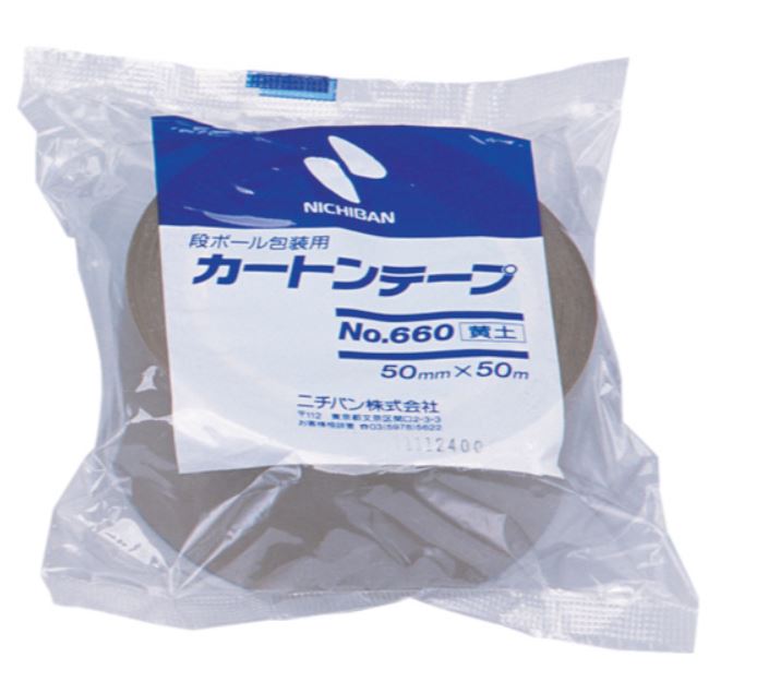 NICHIBAN米其邦胶带6607-50(660 50mmx50m 黄土色)