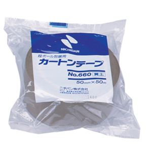 NICHIBAN米其邦胶带6607-50(660 50mmx50m 黄土色)