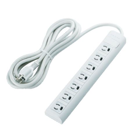 ELECOM宜丽客办公排插7孔T-Y053NDA杨：18105608753