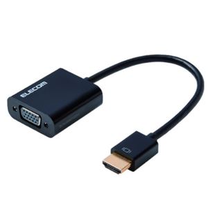 ELECOM宜丽客HDMI转VGA转换适配器AD-HDMIVGABK2杨：18105608753