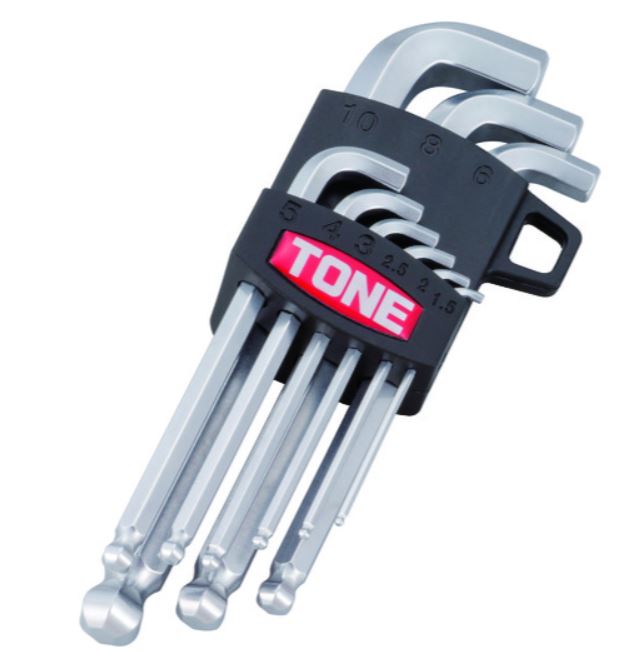 TONNE 球头六角棒扳手套件9 件套BS900S合肥栗山小胡18105608873