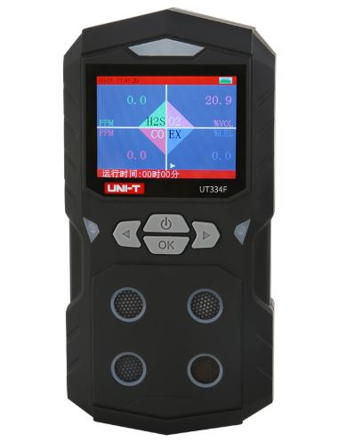 UNI-T优利德彩屏款四合一气体检测仪UT334F杨：18105608753