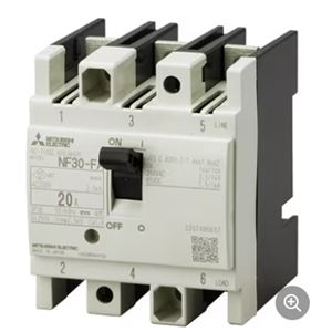 MITSUBISHI三菱断电器NF30-FA 3P 20A杨：18105608753