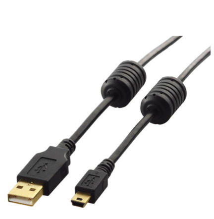 ELECOM宜丽客USB线U2C-MF15BK杨：181-0560-8753