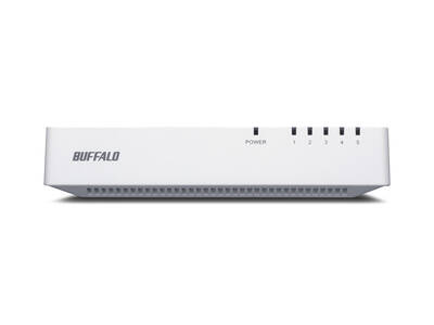 巴法络BUFFALO交换机LSW4-TX-5NP/WHD销售15655134803