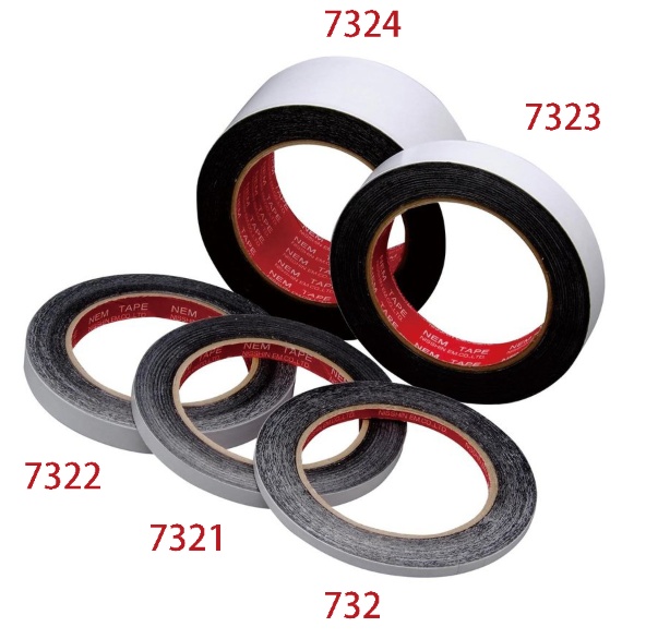 日本NEM日新732/731导电性碳两面胶带